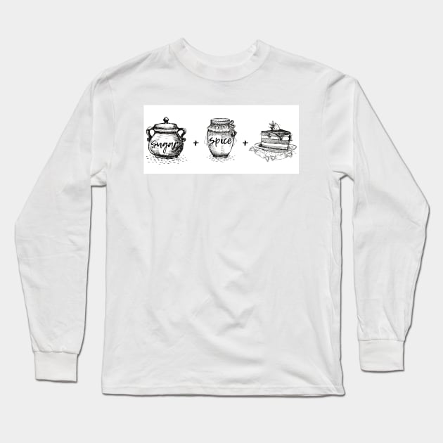 Sugar, spice and everything nice Long Sleeve T-Shirt by Aesthetic_cornerr
